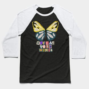 Butterfly Spread Your Wings Clip Art ! Baseball T-Shirt